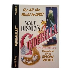 Walt Disney's Cinderella Making of a Masterpiece Movie, Blu Ray‎ dvd Book Poster